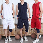 Basketball Sports Suit Men's Summer Casual Wear Sleeveless Thin Vest