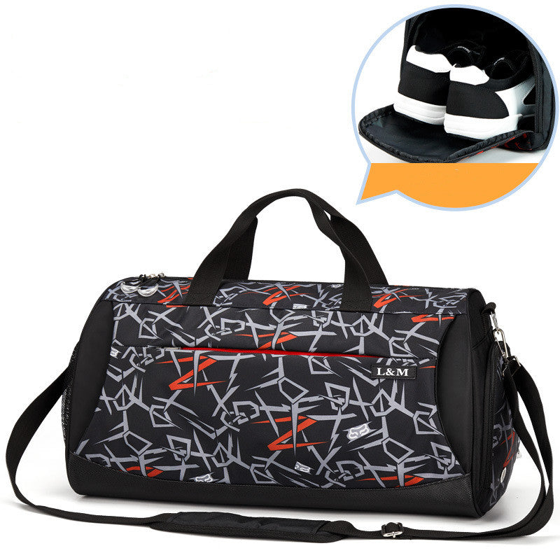 Oxford Cloth Sports Duffel Bag for Men