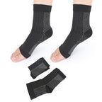 Compression Socks Foot Sleeve Relieve Swelling Open Toe Cycling