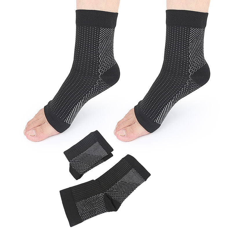 Compression Socks Foot Sleeve Relieve Swelling Open Toe Cycling
