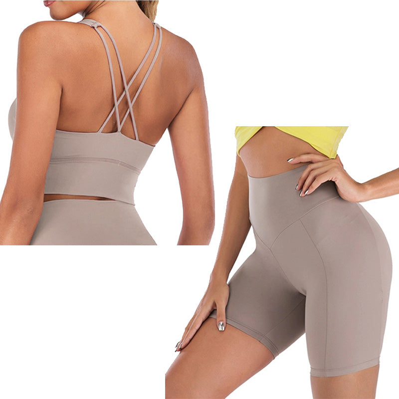 Women's Full Cup Sports Bra Yoga Top