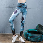 New Printed Yoga Pants Women's Skinny Sports Leggings