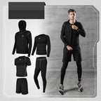 Men's Quick-Dry Training Suit 5-Piece Set