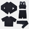Fashion Women's 5-Piece Workout Yoga Clothes Set