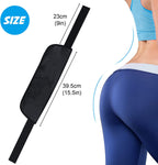 Padded Hip Thrust Belt: Weighted Glute Bridge Trainer - Pink