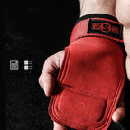 Palm Grip Wrist Wraps: Pull Up and Deadlift Hand Protection Black