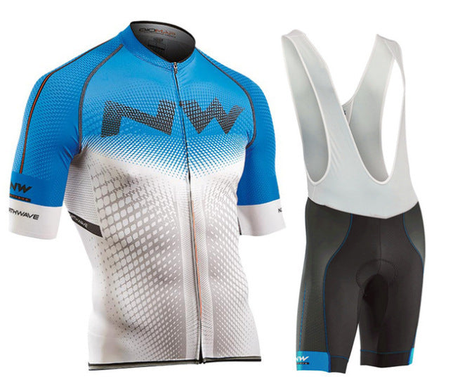 Cycling Short-Sleeve Overalls Jersey Suit