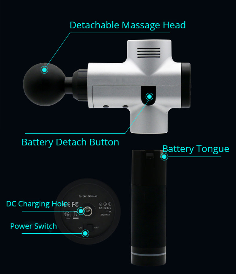 Deep Tissue Percussion Massage Gun 30-Speed