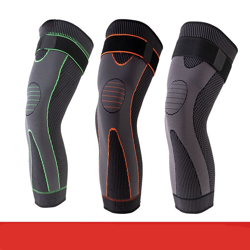 Long Straps Knee Pads Sports Protection Non-Slip Running Squat Fitness