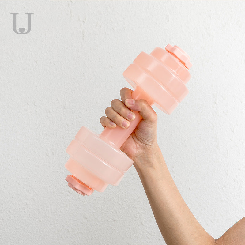 Fillable Water Dumbbell: Compact Travel Weight