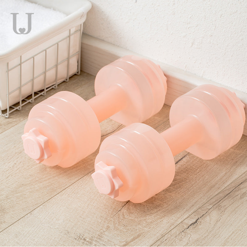 Fillable Water Dumbbell: Compact Travel Weight