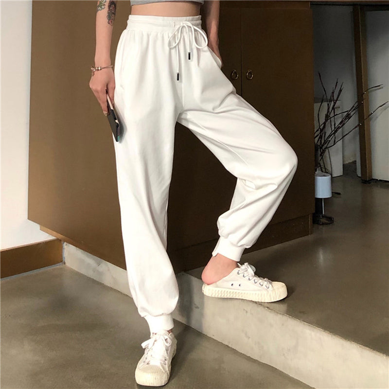 High Waist Casual Sports Pants Women's