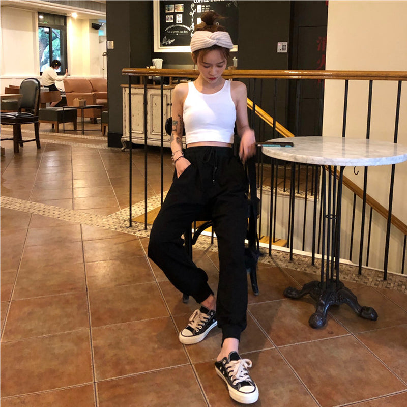 High Waist Casual Sports Pants Women's