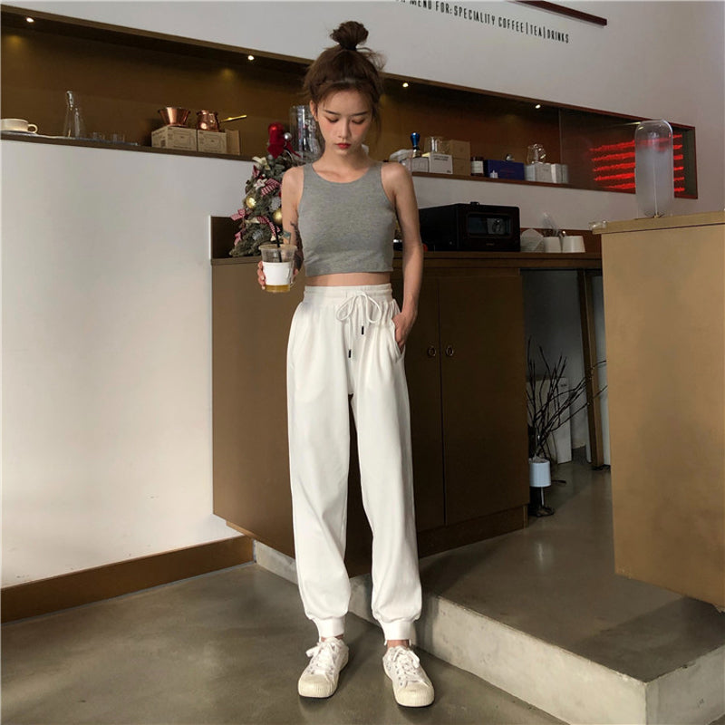 High Waist Casual Sports Pants Women's