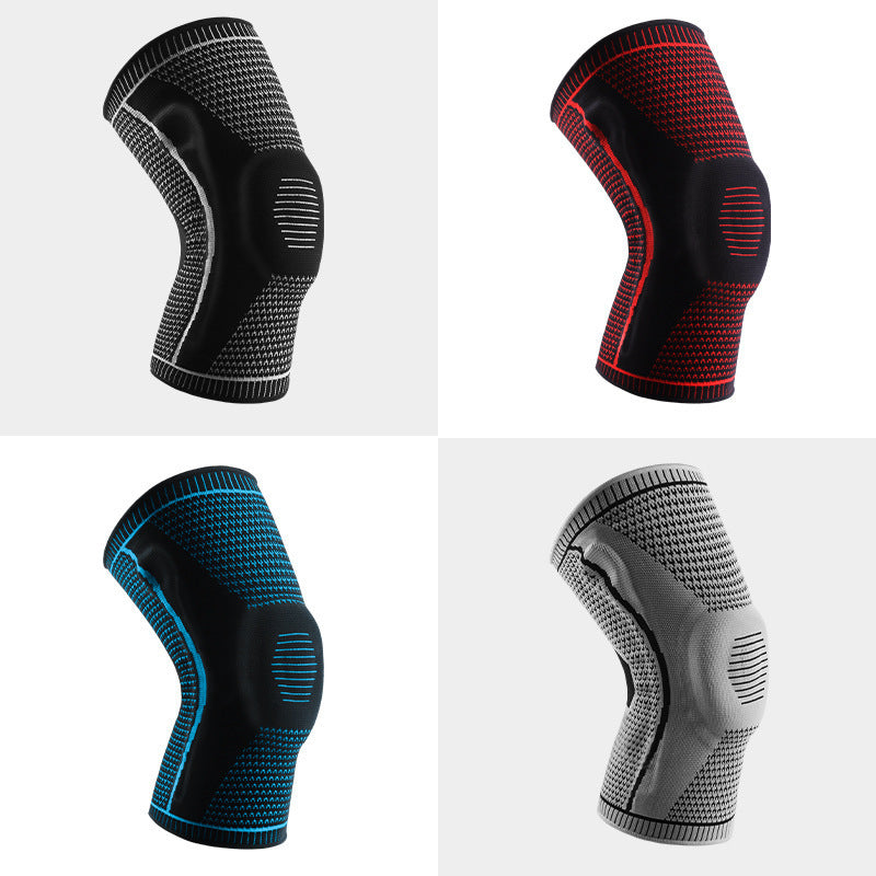 Silicone Sport Knee Pads: Patella Protector for Training Grey