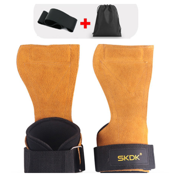 Leather Deadlift Grip Straps