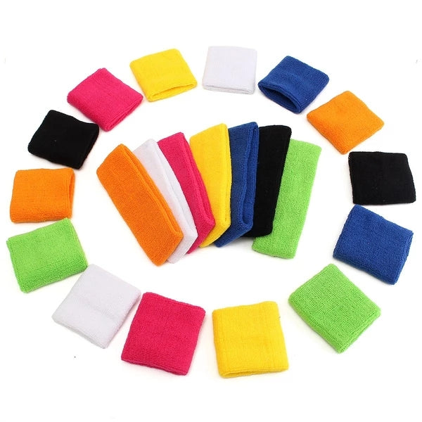 Sweat-Absorbing Headband & Wristband Set
