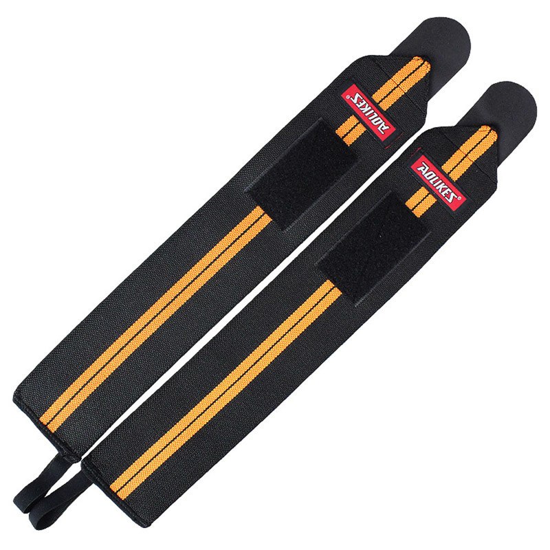 Power Wrist Wraps: Adjustable Gym Wrist Support Black/Blue