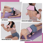 Padded Hip Thrust Belt: Weighted Glute Bridge Trainer