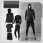 Men's Quick-Dry Training Suit 5-Piece Set