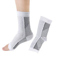 Compression Socks Foot Sleeve Relieve Swelling Open Toe Cycling