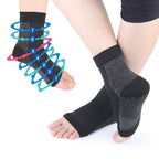 Compression Socks Foot Sleeve Relieve Swelling Open Toe Cycling