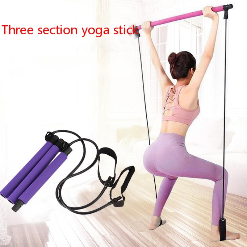 Three-Section Pilates Stretch Stick