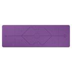 Non-Slip TPE Yoga Mat with Position Lines