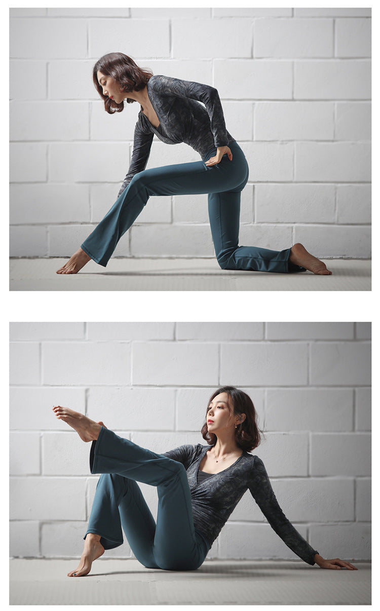 Yoga Trumpet Pants Sexy Tight Hip Lift Fitness Stretch Pants