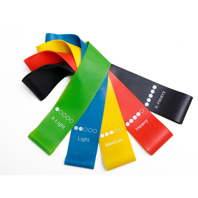 Latex Resistance Bands: 5 Levels