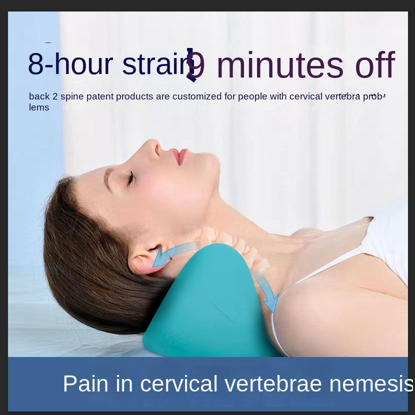 Cervical Neck Traction Pillow: Acupressure Relief