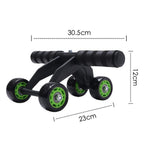Four-Wheeled Abdominal Roller