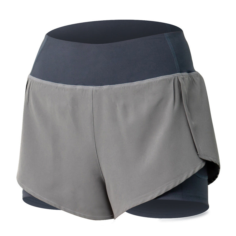 2-in-1 Active Shorts Women's Pocket Running Shorts