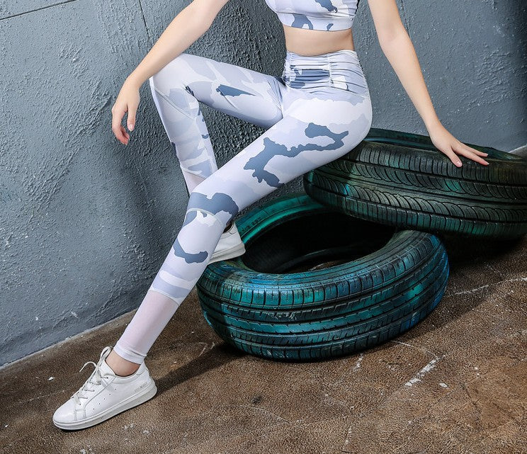 New Printed Yoga Pants Women's Skinny Sports Leggings