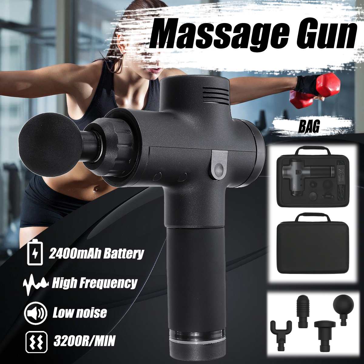 Deep Tissue Percussion Massage Gun 30-Speed