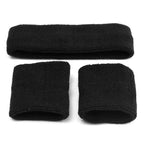 Sweat-Absorbing Headband & Wristband Set