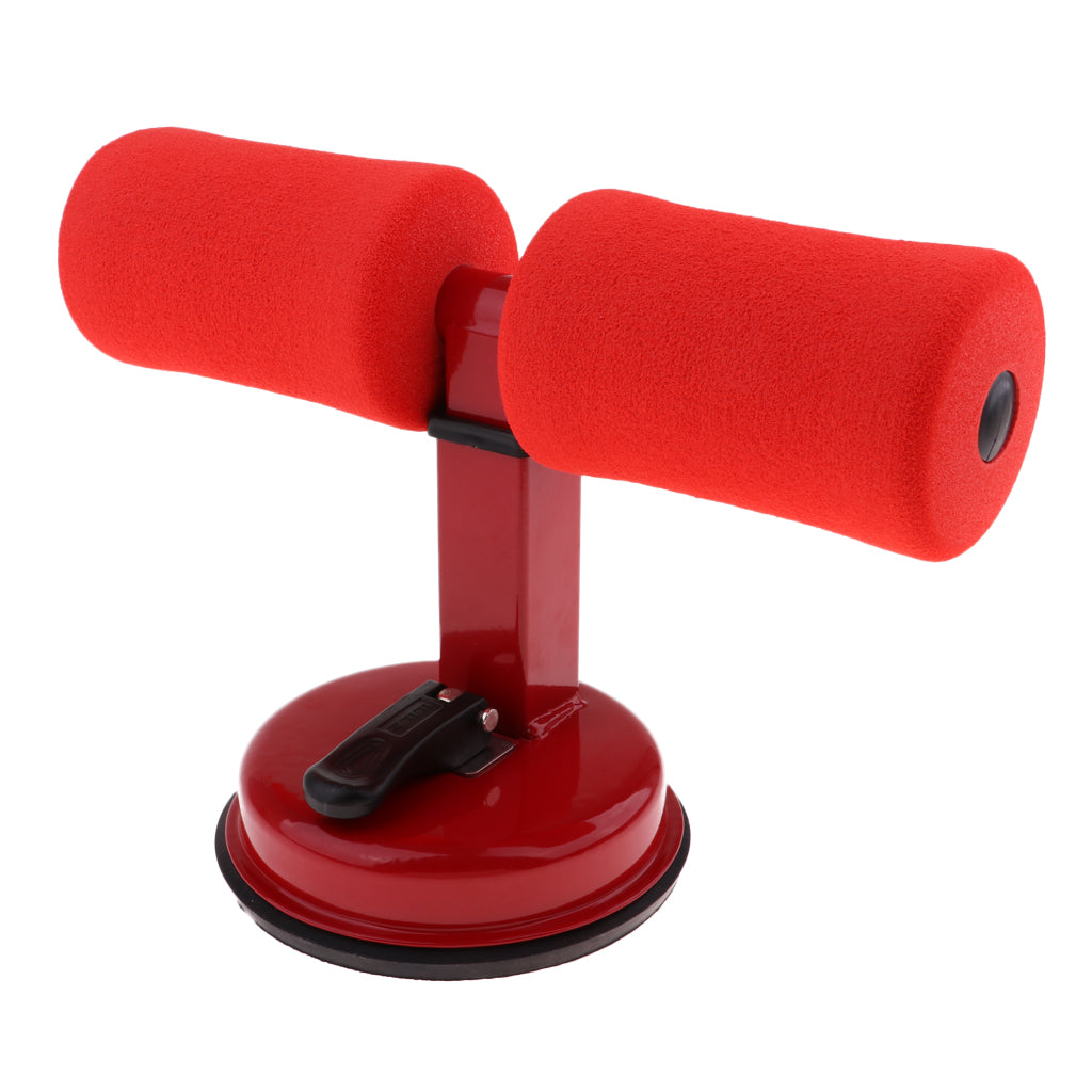 Spring-Assisted Sit-Up Bar Trainer