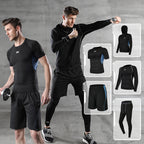 Men's Quick-Dry Training Suit 5-Piece Set