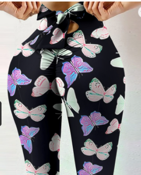 Hip-Lifting Leggings Women's Yoga Pants Stretch Fitness