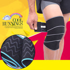 Compression Knee Wraps for Squats and Weightlifting