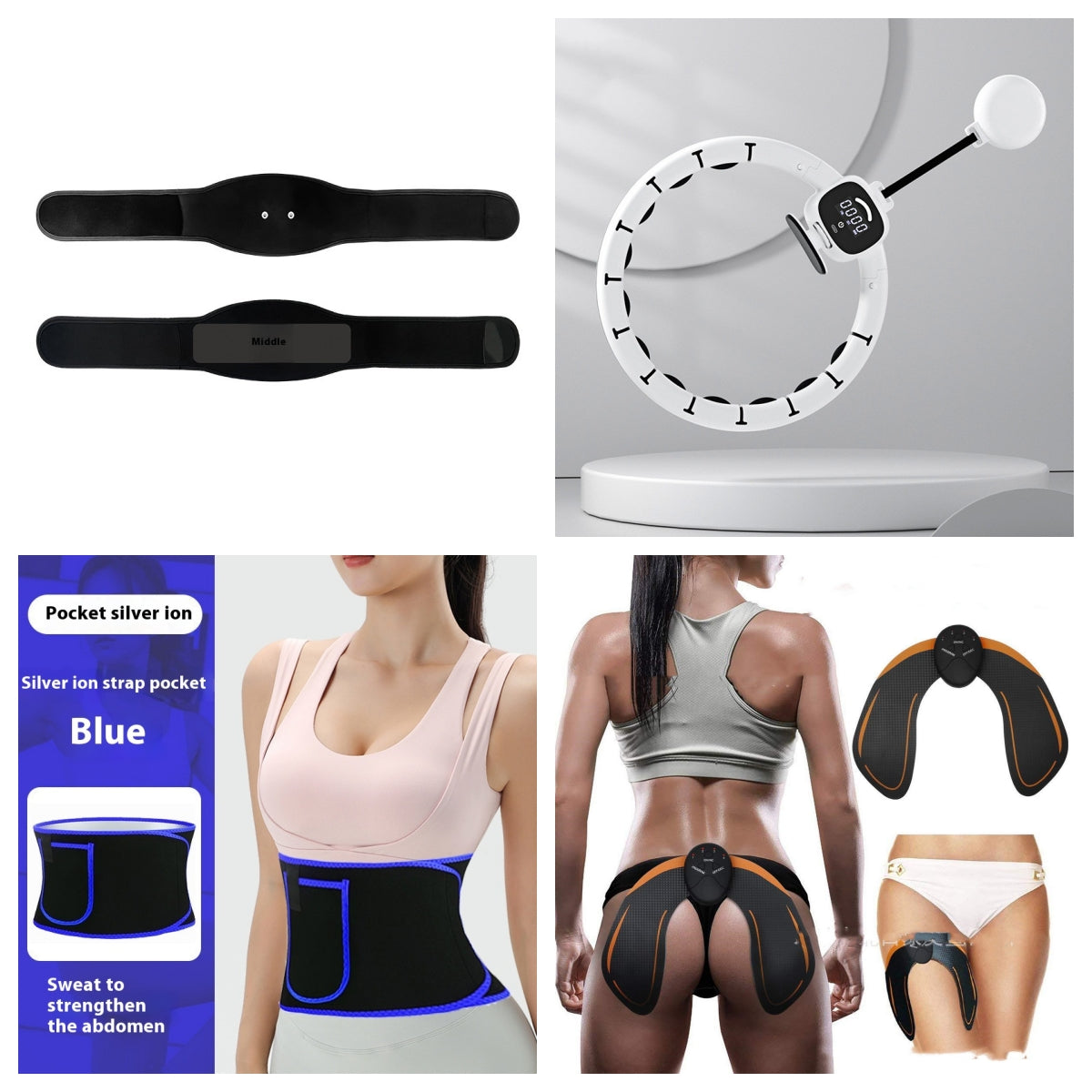 WizzFit Smart EMS Waist Trainer Belt: Abs Toning & Muscle Stimulation - additional photo