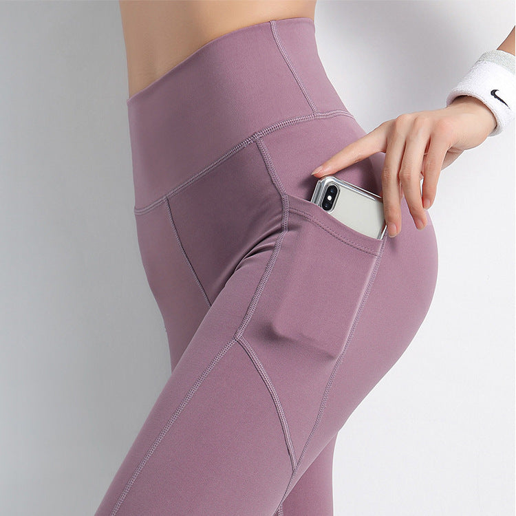High-Waist Pocket Leggings with Side Pockets