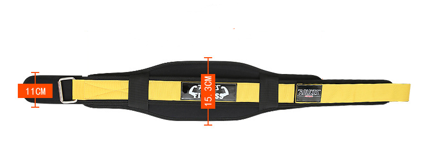 WizzFit Weightlifting Waist Support Belt, Black M