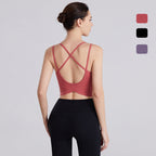 Racerback Sports Bra Yoga Vest Top