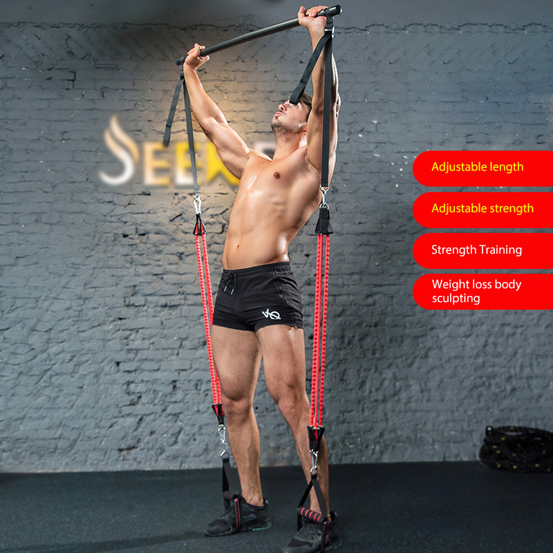 Full-Body Resistance Bar & Band Trainer