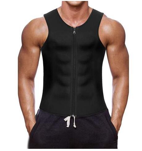 Men's Zipper Neoprene Sauna Vest
