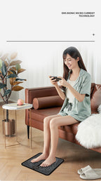 EMS Foot Massage Mat: Electric Foot Massager Pad