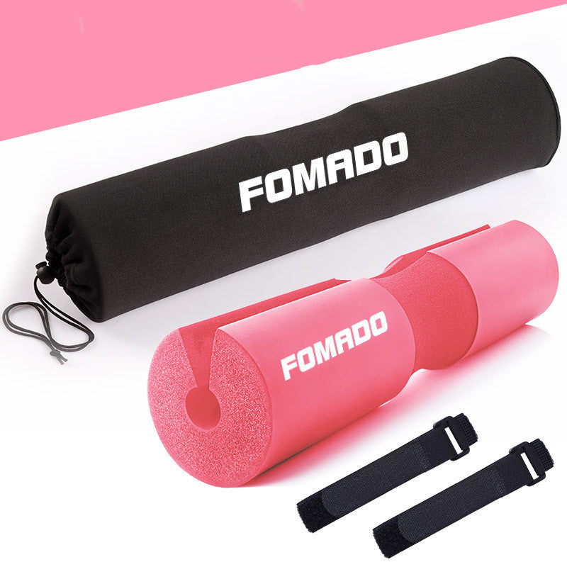 Barbell Squat Pad: Shoulder & Neck Bar Cushion - Pink
