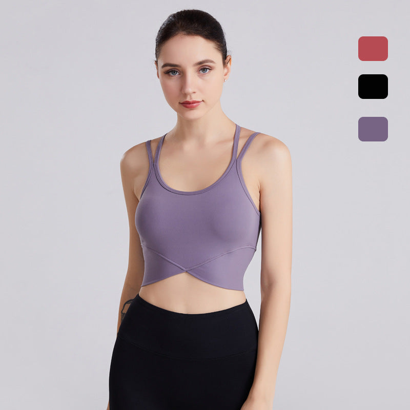 Racerback Sports Bra Yoga Vest Top