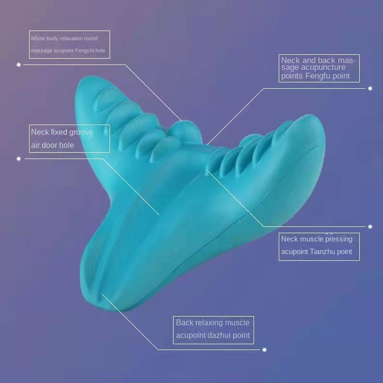 Cervical Neck Traction Pillow: Acupressure Relief